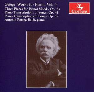 Grieg: Works for Piano, Vol. 4