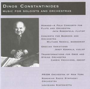 Dinos Constantinides: Music for Soloists and Orchestras