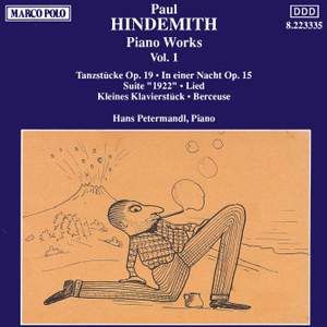 Hindemith: Piano Works, Vol. 1