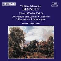 Sterndale Bennett: Piano Works, Vol. 3
