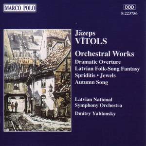 Vitols: Orchestral Works Product Image