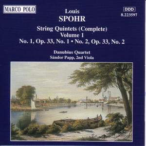 Spohr: String Quintets, Vol. 1
