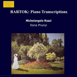 Bartok: Piano Transcriptions Product Image
