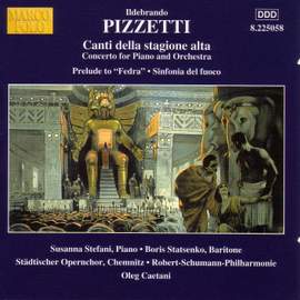 Pizzetti: Canti della stagione alta
