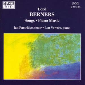 Lord Berners: Songs & Piano Music