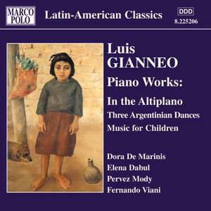 Luis Gianneo: Piano Music
