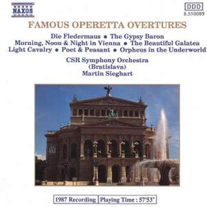 Famous Operetta Overtures Product Image
