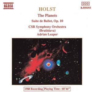 Holst: The Planets & Suite de Ballet, Op. 10