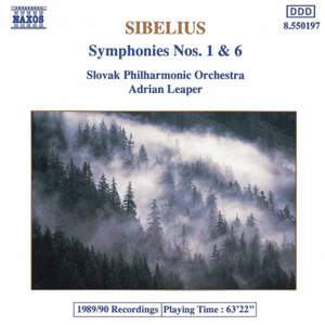 Sibelius: Symphonies Nos. 1 and 6