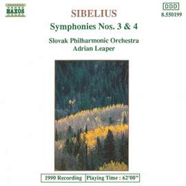 Sibelius: Symphonies Nos. 3 and 4