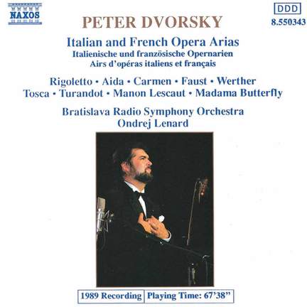 Peter Dvorsky Operatic Recital