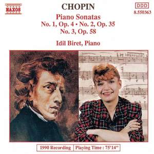 Chopin: Piano Sonatas Nos. 1-3