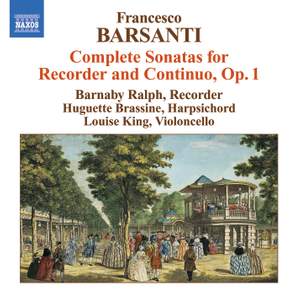 Barsanti: Sonatas (6) for recorder & b.c., Op. 1