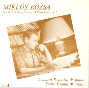 M Rozsa: Chamber Works for Strings