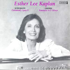 Esther Lee Kaplan plays Schumann & Chopin