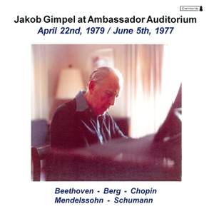 Jakob Gimpel at Ambassador Auditorium, Vol. 3