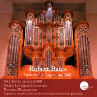 Bates, Robert: In Recital at Lagerquist Hall