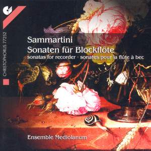 SAMMARTINI, G.: Recorder Sonatas in G minor / F major / B flat major (Mediolanum Ensemble)