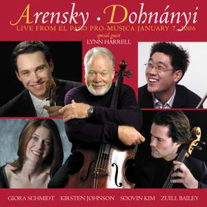 Arensky and Dohnanyi: Chamber Works