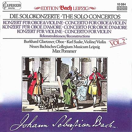 JS Bach: Solo Concertos, Vol. 2