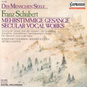 Schubert, F.: Choral Music - Opp. 11, 17, 28, 131, 134, 135, 139, 167