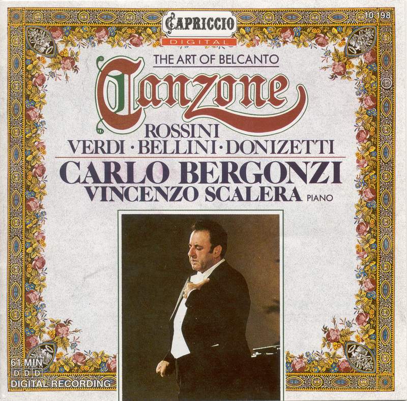 The Great Carlo Bergonzi: Tenor Arias and Italian Songs - RCA
