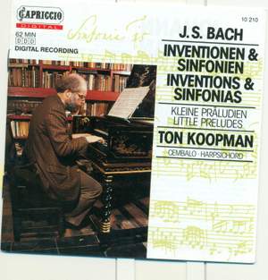 JS Bach: Two-Part and Three-Part Inventions & Six Little Preludes