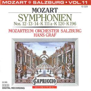 Mozart: Symphonies Nos. 12, 13 and 14 Product Image