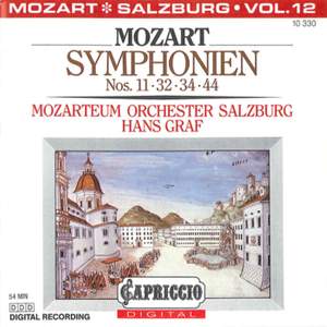 Mozart: Symphonies Nos. 11, 32, 34, 44