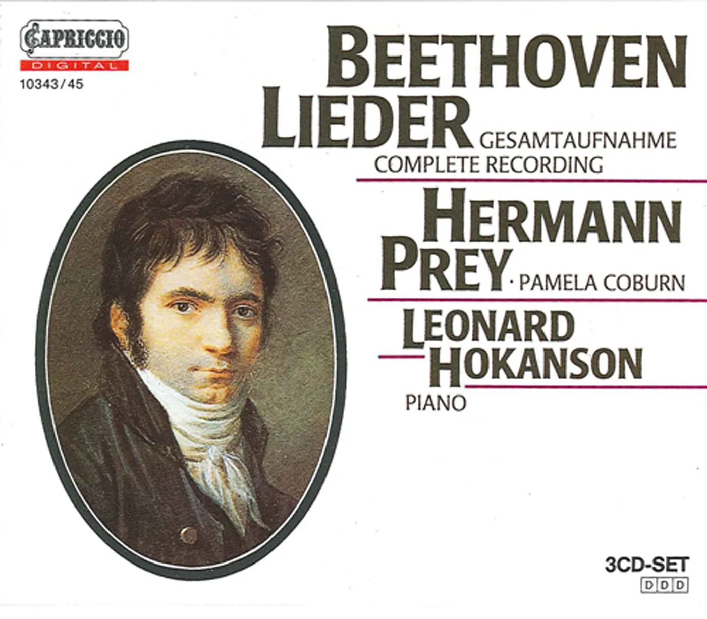 Beethoven: Complete Lieder - Capriccio: C10343-45 - download