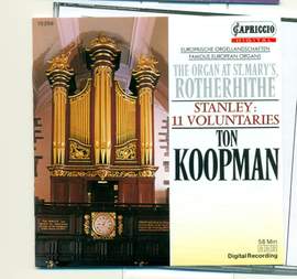 Stanley: Organ Voluntaries, Opp. 5-7