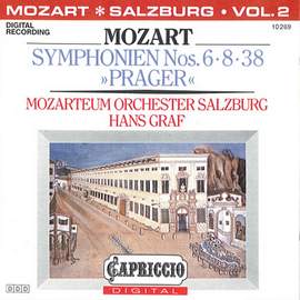 Mozart: Symphonies Nos. 6, 8 & 38
