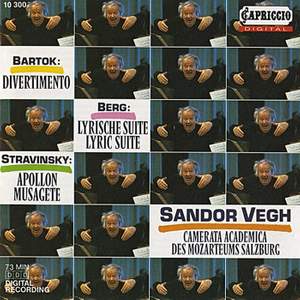 Sandor Vegh conducts Bartok, Berg and Stravinsky