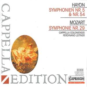 Haydn: Symphonies Nos. 5 & 54 - Mozart: Symphony No. 29