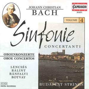 Bach, J.C.: Sinfonie Concertanti, Vol. 4