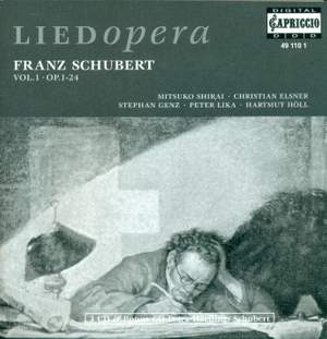 SCHUBERT, F.: Lieder, Vol. 1 - Opp. 1-24 (Shirai, Elsner, Genz, Lika, Holl)