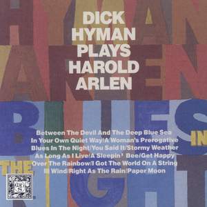 Blues In The Night: Dick Hyman Plays Harold Arlen