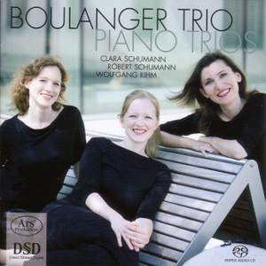 Piano trios by Robert & Clara Schumann and Wolfgang Rihm