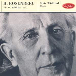 Rosenberg: Piano Works, Vol. 1