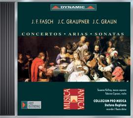 Fasch, Graupner & Graun: Concertos, Arias & Sonatas