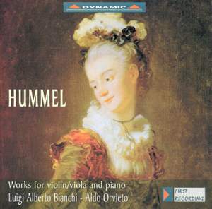 Hummel: Works for Violin/Viola and Piano