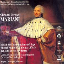 Mariani, A: Messa per l'incoronazione del doge Michel'Angiolo Cambiaso