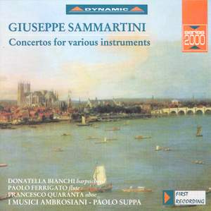 Sammartini: Harpsichord, Flute and Oboe Concertos Product Image
