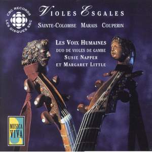 MARAIS / SAINTE-COLOMBE / COUPERIN: Pieces for 2 Viols
