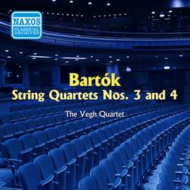 Bartok: String Quartets Nos. 3 and 4