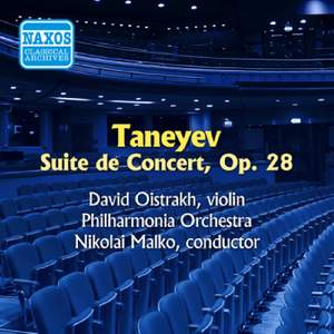 Taneyev, S: Suite de Concert Op. 28