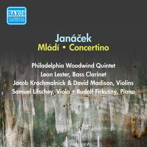 Janacek: Mladi, Concertino