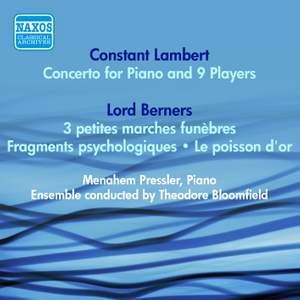 Lambert: Concerto for Piano and 9 Players