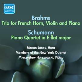 Brahms: Horn Trio and Schumann: Piano Quartet