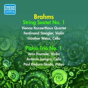 Brahms: String Sextet No. 1 & Piano Trio No. 1